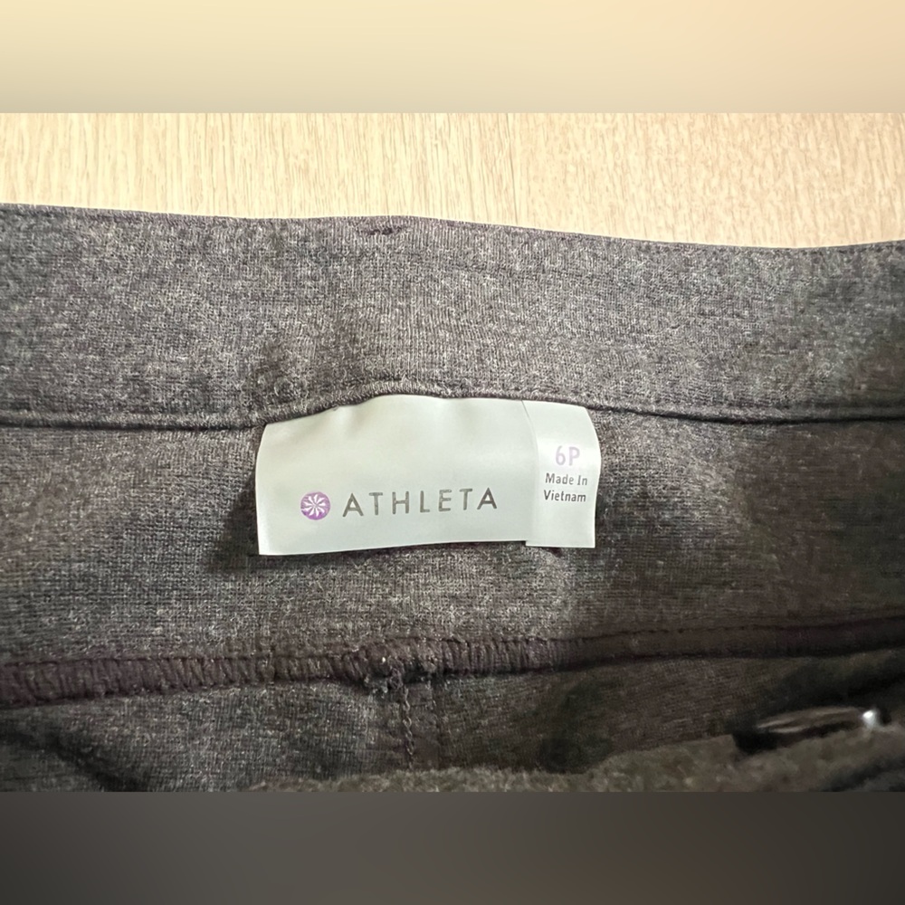 Athleta Avenue Ponte Skinny Pants Pockets Dark Grey 6P - Picture 4 of 9